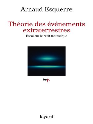 cover image of Théorie des événements extraterrestres